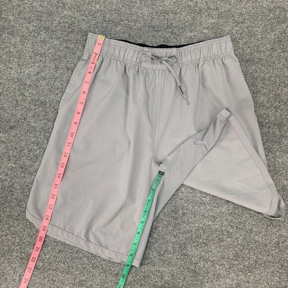 Reebok Crossfit Short Men M Medium Gray Lightweight Elastic Waist Drawstring Tie - Picture 5 of 9